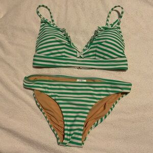 J. Crew bikini Top S Bottom XS